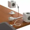 Prelungitor 4 prize CUB +2x USB lungime cablu 1.5m gri Allocacoc - imagine 4