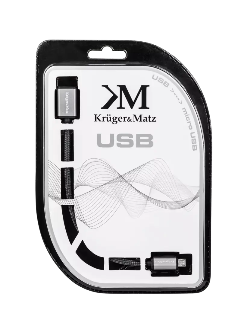 Prelungitor USB la micro USB 0.2m Profesional Kruger&Matz