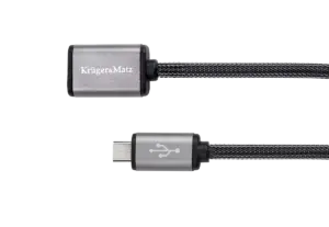 Prelungitor USB la micro USB 0.2m Profesional Kruger&Matz