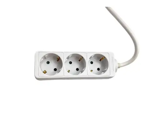 Prelungitor Well 3 prize 3m cablu 3x1.5mmp 16A 3500W alb EXTS-3S3M/04-WL