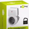 Priza controlabila prin telecomanda 1100W 30m fara telecomanda Goobay - imagine 3