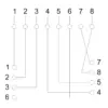 Priza de perete 8P8C FTP Cat5 1x RJ45 mama ecranat 70x45x25mm alb - imagine 3