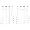 Priza dubla de perete 8P8C UTP Cat5 2x RJ45 - imagine 3