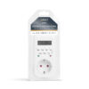 Priza programabila cu ceas comutator digital LED indicator 250V 16A 3680W delight 20298B - imagine 2