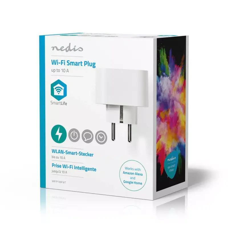 Priza programabila WiFi 10A Nedis