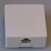 Priza retea simpla RJ45 8/8 aplicata prindere cu suruburi