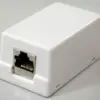 Priza simpla FTP cat5 RJ45 ecranat pe tencuiala Well - imagine 2