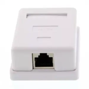 Priza simpla FTP cat5 RJ45 ecranat pe tencuiala Well