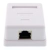 Priza simpla FTP cat6 RJ45 ecranat pe tencuiala Well