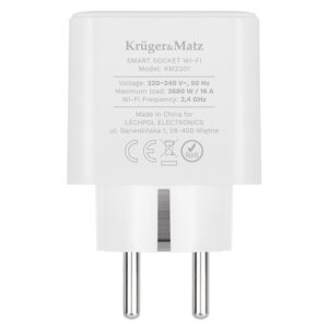 Priza Smart WIFI CONNECT P3 TUYA Kruger&Matz 3680W 16A +timer/masurare consum de energie