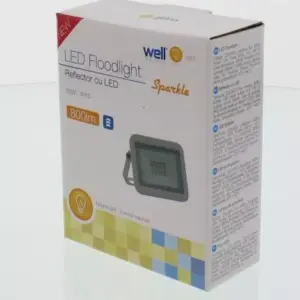 Proiector LED 10W 800lm IP65 4000K alb Well