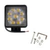 Proiector LED Auto Off Road 27W 9SMD 2000lm 12-32V 126x107x55mm CLL011 Carguard - imagine 4