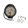 Proiector LED Auto Off Road 27W 9SMD 2000lm 127.5x115x55mm 12-32V CLL010 Carguard - imagine 4