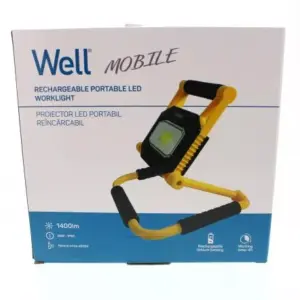 Proiector LED portabil reincarcabil 20W 1400lm IP65 Well