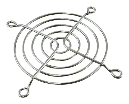 Protectie 80x80mm pentru ventilator metal fixare surub argintiu TQSolution FG-08