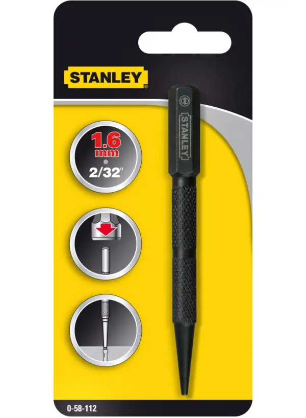 Punctator 1.6x102 mm 0-58-112 STANLEY - imagine 2