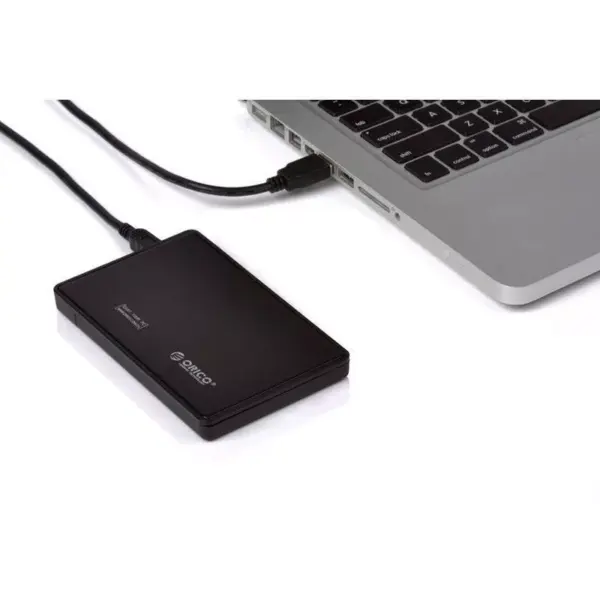 Rack 2588US Black USB 2.0 Tool Free 2.5" SATA External Enclosure Orico - imagine 2