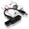 Rack Extern AXAGON ADSA-1S6 USB 3.0 SATA 6G UASP HDD Adaptor Extern 2.5" negru - imagine 2