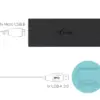 Rack extern M.2 B-Key SATA SSD NGFF compatibil 2230 2242 2260 2280 USB 3.0 carcasa aluminiu negru i-tec - imagine 5