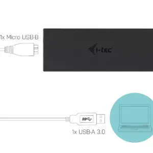 Rack extern M.2 B-Key SATA SSD NGFF compatibil 2230 2242 2260 2280 USB 3.0 carcasa aluminiu negru i-tec