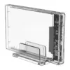 Rack HDD Orico 2159C3 USB 3.1 2.5" transparent - imagine 2