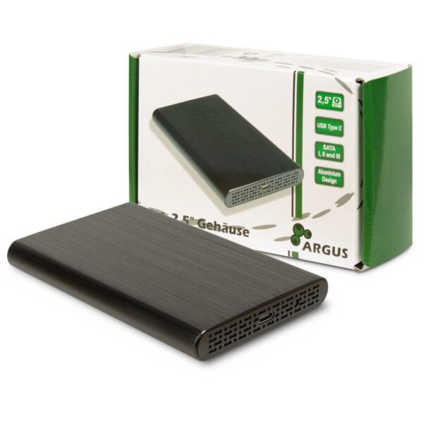 Rack HDD SSD 2.5 inch USB TYPE C Inter-Tech Argus GD-25010 USB 3.1 Gen2 negru GD-25010 - imagine 4