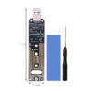 Rack metalic fara carcasa pentru SSD M.2/NGFF 2230 2242 2260 2280 cu port USB 3.0 A max.HDD 6TB - imagine 2