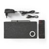 Radio cu internet FM Bluetooth telecomanda 18W negru Nedis - imagine 2