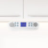 Radio FM de bucatarie montabil sub cabinet 30 de posturi presetate alb Nedis - imagine 2