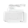 Radio FM de bucatarie montabil sub cabinet 30 de posturi presetate alb Nedis - imagine 4
