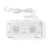 Radio FM de bucatarie montabil sub cabinet 30 de posturi presetate alb Nedis - imagine 5