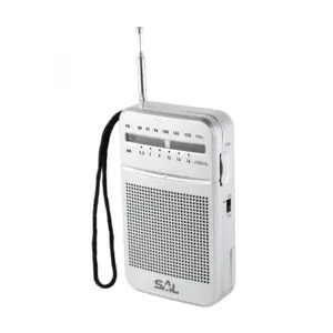 Radio portabil 2 benzi AM-FM 2x AA argintiu SAL RPC 4