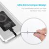 Receptor wireless Qi pentru Apple iPhone alb Choetech WP-IP-301WH - imagine 7