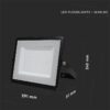 Reflector LED SMD 100W 8000lm 6400K IP65 negru cu cip SAMSUNG V-Tac SKU-414 - imagine 6