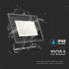 Reflector LED SMD 200W 17600lm 6400K alb rece IP65 negru V-tac SKU-6734 - imagine 6