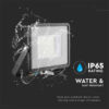 Reflector LED SMD Slim 50W 5750lm 6500K IP65 negru CIP SAMSUNG V-Tac SKU-21761 - imagine 7