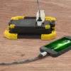 Reflector multifunctional COB LED reincarcabil USB acumulator incorporat 2x2200mAh 16W 1000lm IPX4 Phenom - imagine 2