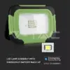 Reflector portabil 10W IP44 4000K 700lm functie S.O.S +USB cip SAMSUNG V-TAC - imagine 5