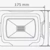 Reflector portabil 20W IP44 4000K 1400lm cip SAMSUNG V-TAC - imagine 2