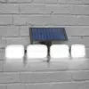 Reflector solar 10W 600lm IP65 cu senzor de miscare cu unitate solara prin cablu 8 LED-uri COB - imagine 2