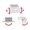 Reflector solar 10W 600lm IP65 rotativ cu senzor de miscare 3 LED-uri COB - imagine 3