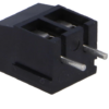 Regleta 2 contacte de conexiuni placa PCB in unghi 90 5mm 2 piste max.2.5mm2 negru DEGSON ELECTRONICS DG300-5.0-02P-13-00AH - imagine 2