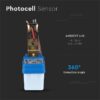 Senzor de lumina fotocelula 6A IP44 V-TAC crespuscular zi-noapte - imagine 2