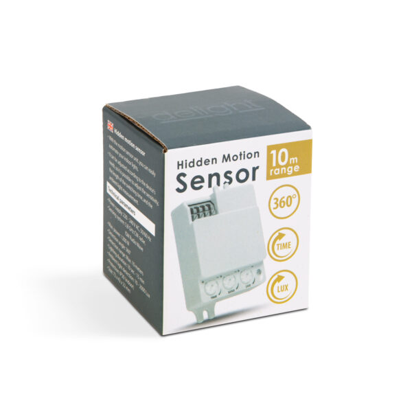 Senzor de miscare ascuns incorporat 360 5.8Ghz 10m 1200W IP20 Delight 18698 - imagine 3