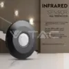 Senzor miscare cu montaj pe tavan 360 grade negru max 2000W V-TAC - imagine 7