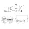 Senzor PIR senzor extern 800W 360grade MCE32 - imagine 3