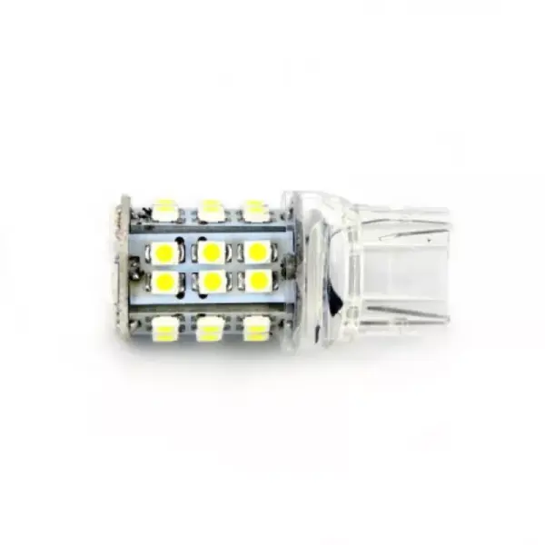 Set 2 becuri LED auto 12V 4W 255lm T20 pentru lumina de zi CLD021 - imagine 2