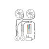 Set 2x1.5m banda LED Smart Modee 12W senzor de miscare cu telecomanda 2700K +RGB 550lm IP20 MSL-LS12W2X1,5MRGB2700KS-R - imagine 2