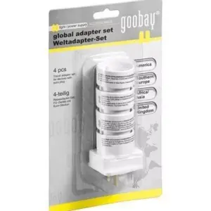Set 4 adaptoare calatorii Goobay