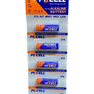 Set 5 baterii PKCELL 27A ultra alkaline 12V compatibil GP27A /L828 /MN27 /V27A 27A-5PC-PKCELL (616)